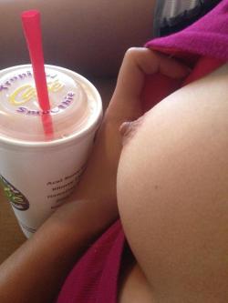 tittiespussyandass:  1 Titty, 1 Smoothie