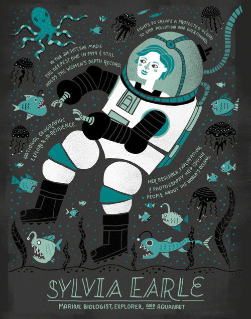 sosuperawesome: Women In Science Art Prints and T-shirts by Rachel Ignotofsky on Etsy More like this