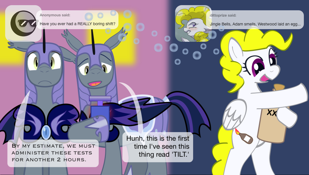 dittoprize:  askthenightguards:  The sobriety checks remain tediously dull, as we