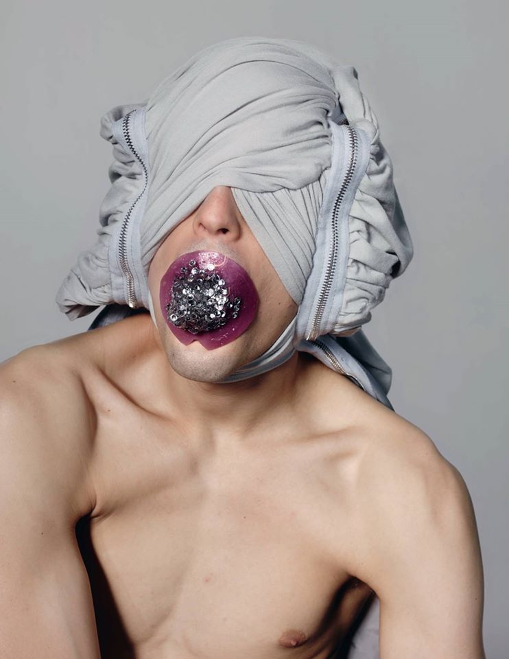 pimsembenjamin:  Model: Arca (Alejandro Ghersi)Styled by: Akeem SmithMouthpiece by:
