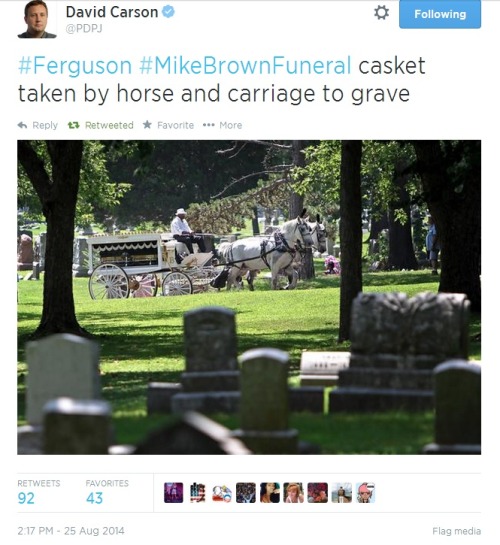 Porn iwriteaboutfeminism:  Michael Brown is laid photos