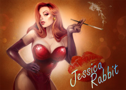 skies-of-honey:  Jessica Rabbit by Kazeki