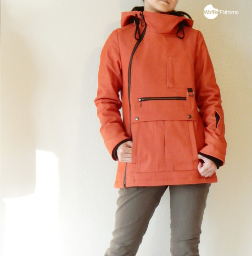 wafflepatterns:Meet new sewing pattern &lt;Momiji&gt; Walking jacketMeet the new item from W