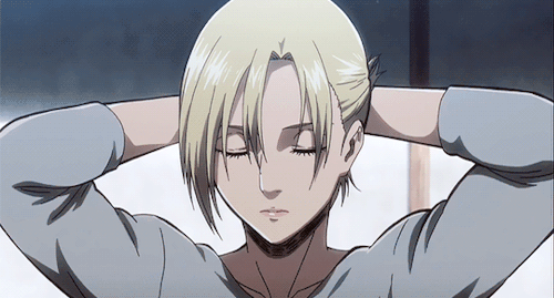 Featured image of post Aot Annie Laughing Gif