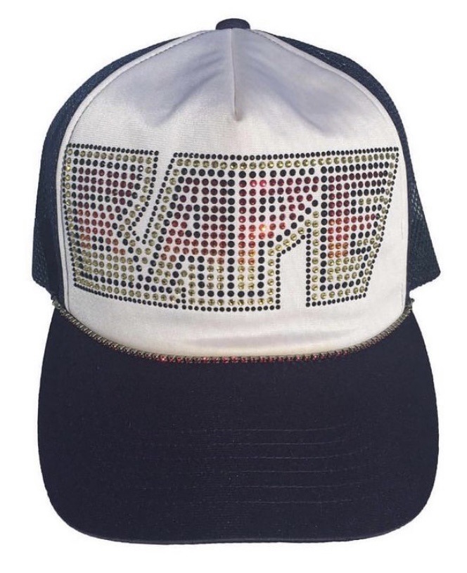 image therapy — A Bathing Ape: Kiss Logo Swarovski Trucker Hat...