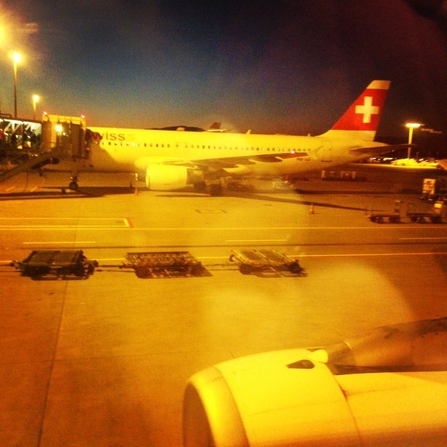 Thanks for the lovely hour layover #Zurich! Off to Budapest! (at Zürich Airport