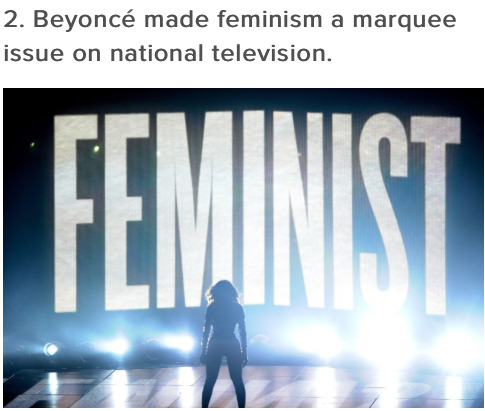 micdotcom:  The 29 most iconic moments for women in music in 2014   feminist revolution has been brewing in our pop music for a long time. It was slow at first, but in 2014 the tide finally came in. This was a hugely historic year for women in music.