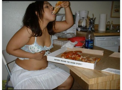 Porn bellyloverjohn:  #stuffedbelly #pizza  photos