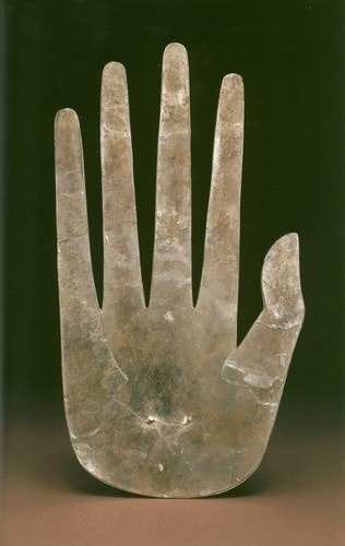 koichialtair:Mica Hand Hopewell, Ross County, Ohio (Mound 25) c. 100 BCE - 500 CE Field Museum of Na