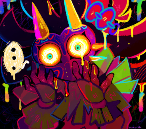 homriette: Majora’s Mask ScribbleAh , this is one of my fave games of all time….maybe i