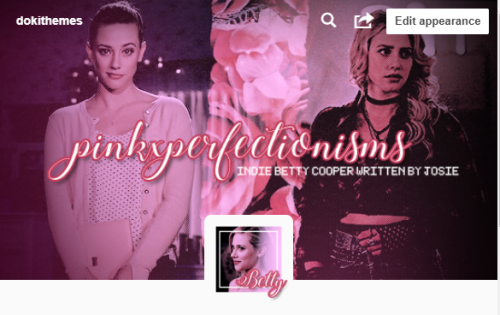 Commission for @pinkxperfectionisms! (½)Theme background (&header): ~$7 | Mobile banner: 
