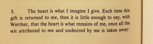 thevividgreenmoss: Roland Barthes, A Lover’s Discourse: Fragments