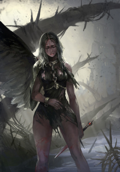 black Angel_ ZOLPAK . https://www.artstation.com/artwork/l4oAV