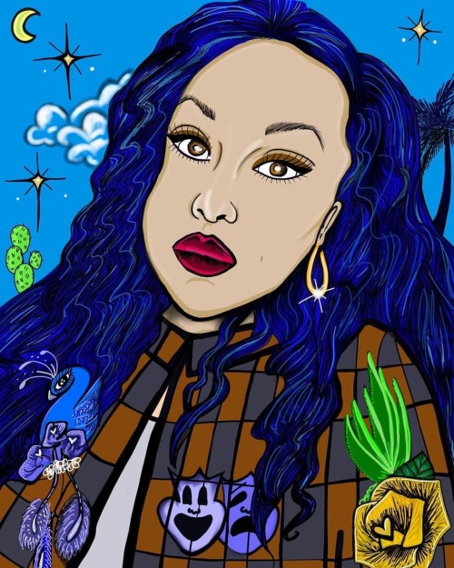 Yup thats me gracias to my comadre for this amazing image of me! Hit her up for custom arte! #myhomi