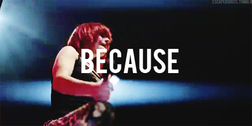 escaperooute:  Hayley Williams on paramore mv + Hayley quote. 