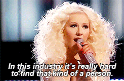 mother-gaga:  Christina Aguilera talking about Gaga on The Voice. 