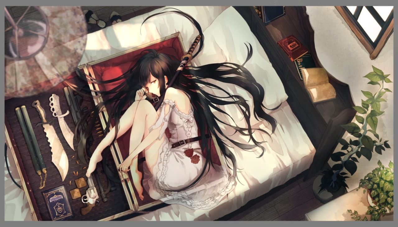 abaslev:  gun kei (k tmr) sword weapon | yande.re