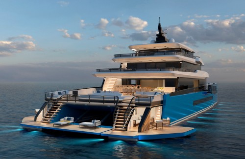 ISA’s “Zeffiro150,”Berret-Racoupeau Yacht Design