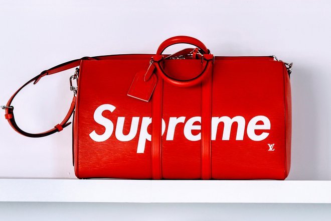 LV designer Kim Jones is saying the Supreme Transit bag is