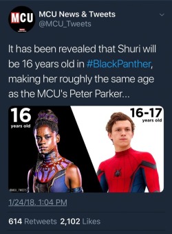 fuckyesmichaelbjordan:  Creates her brother’s suits, creates weapons for the Dora Milaje. Possibly creates Bucky’s new arm, AND cap’s new shield. Tony Stark who???