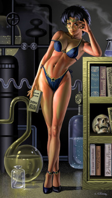 fantasy-scifi-porn:  Dark Mercury by AlanGutierrezArt