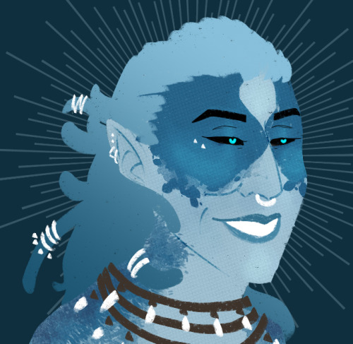 motherherbivore:Ekera!I started playing Deadfire and I already love Tekēhu so much so here is a dood