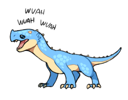 drakdrawings:  drakdrawings:here’s a baby Norloud needy baby who loves to sleep under rocks and eat critters one year later, figured out how to change shape, still loud needy baby