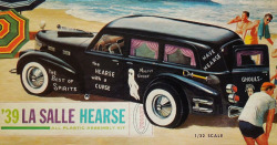 1964 Aurora Model ‘39 La Salle Hearse Model Kit