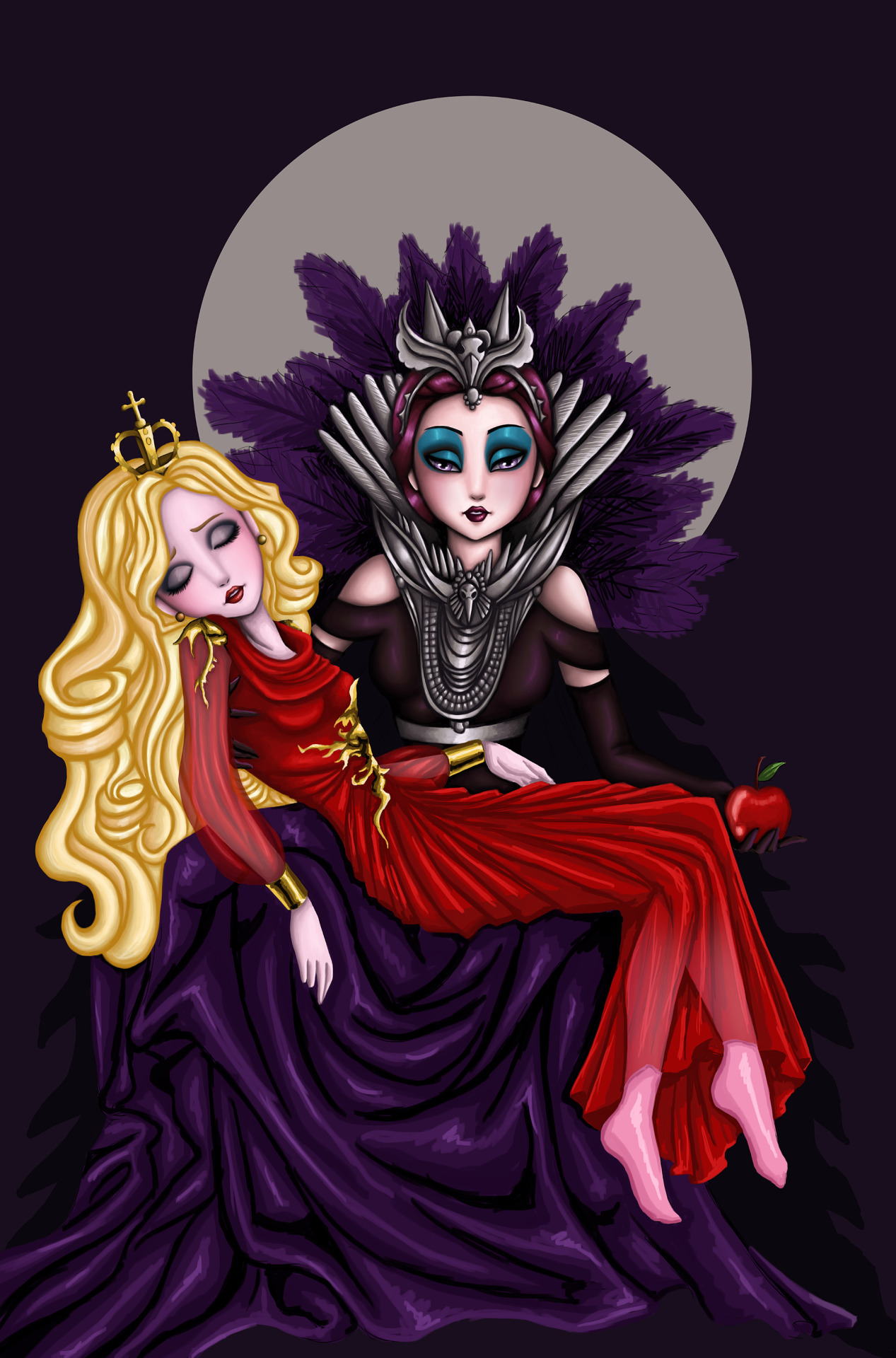 apple white and raven queen