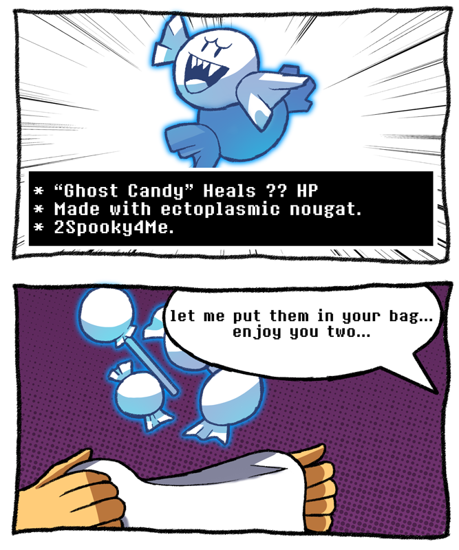 exdragonith:  Undertale - Halloween http://fav.me/d9euy49 It’s the thought that