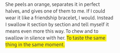 On Tangerines And Tenderness