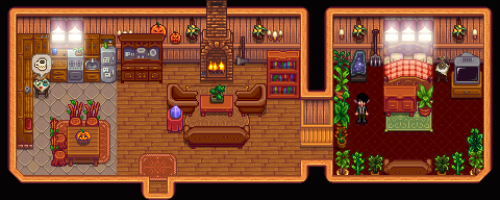 idyllicgame: - , mikael’s farmhouse interior! a seasonal woodsy cottage, and plenty of plants.