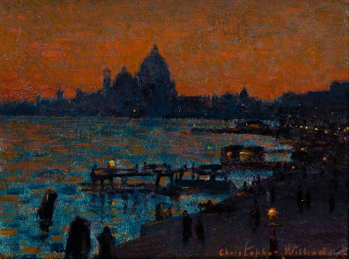 Evening Glow, Venice  - Christopher WilliamsBritish 1873-1934