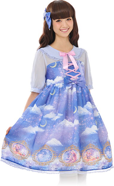 rainedragon: Angelic Pretty x Disney Store Japan (Tangled): Dreamy LunaI’m 99.9% sure this will be J