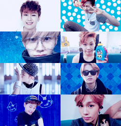 sailorchachki:  Ilhoon + Blue | Requested by psychobutterfly 