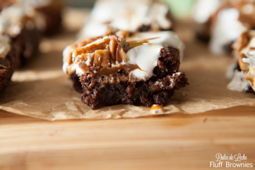 foodffs:  Dulce de Leche Fluff Brownies Really nice recipes. Every hour.    