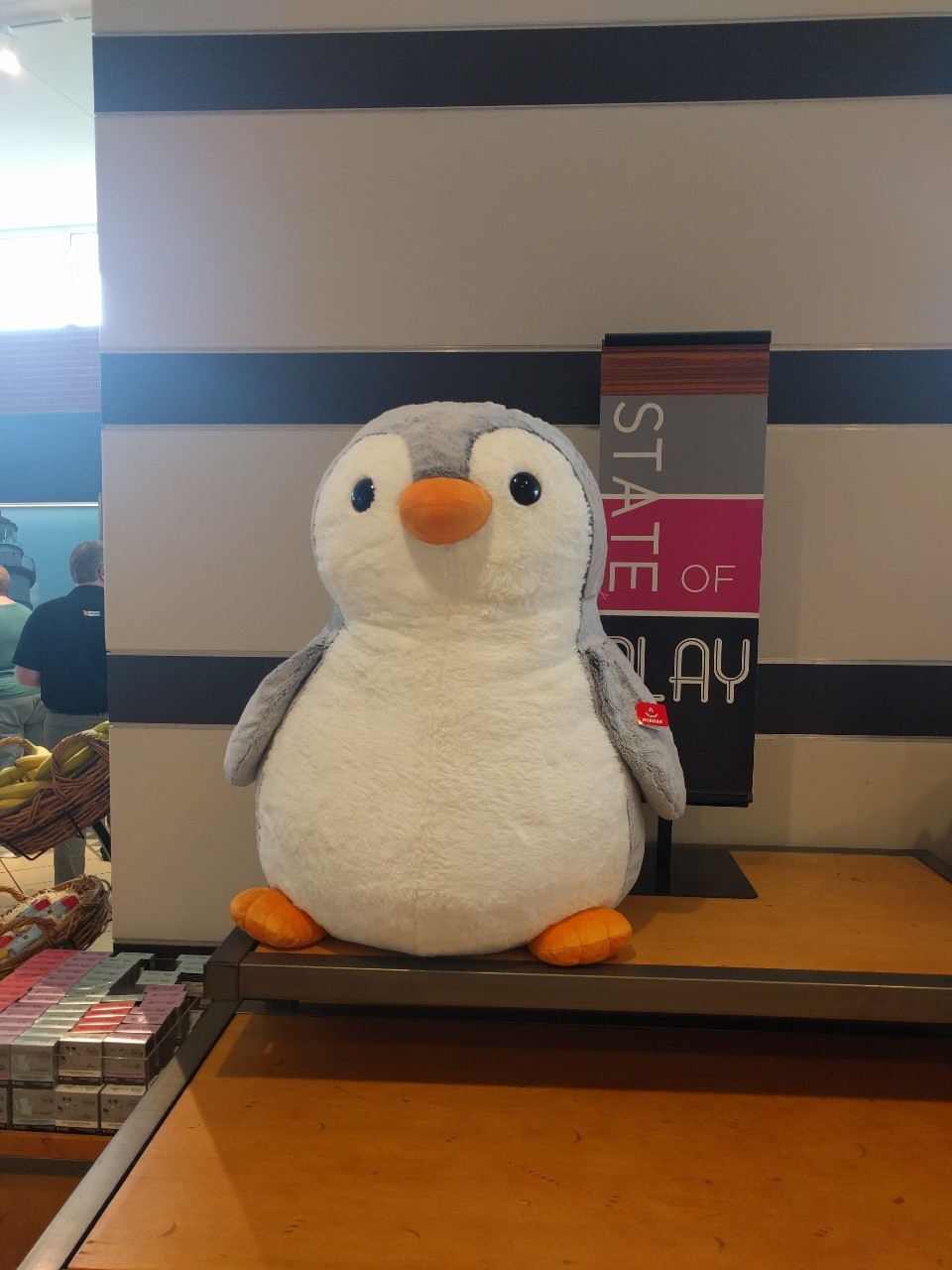This was like, 3 feet tall in some random Ohio rest stop. I thought of you.wtf i