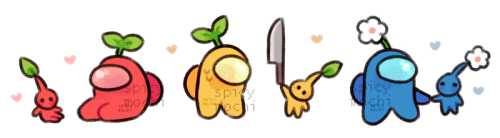 spicymochi:pikmin friends