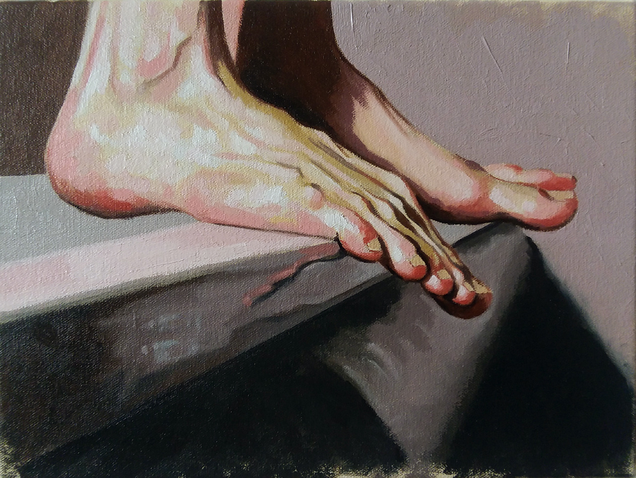 christophersousa: Foot study #2 Worked some more on this today. Happy with it. 