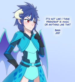 She’s tsundere dragon! She’s tsundragon!