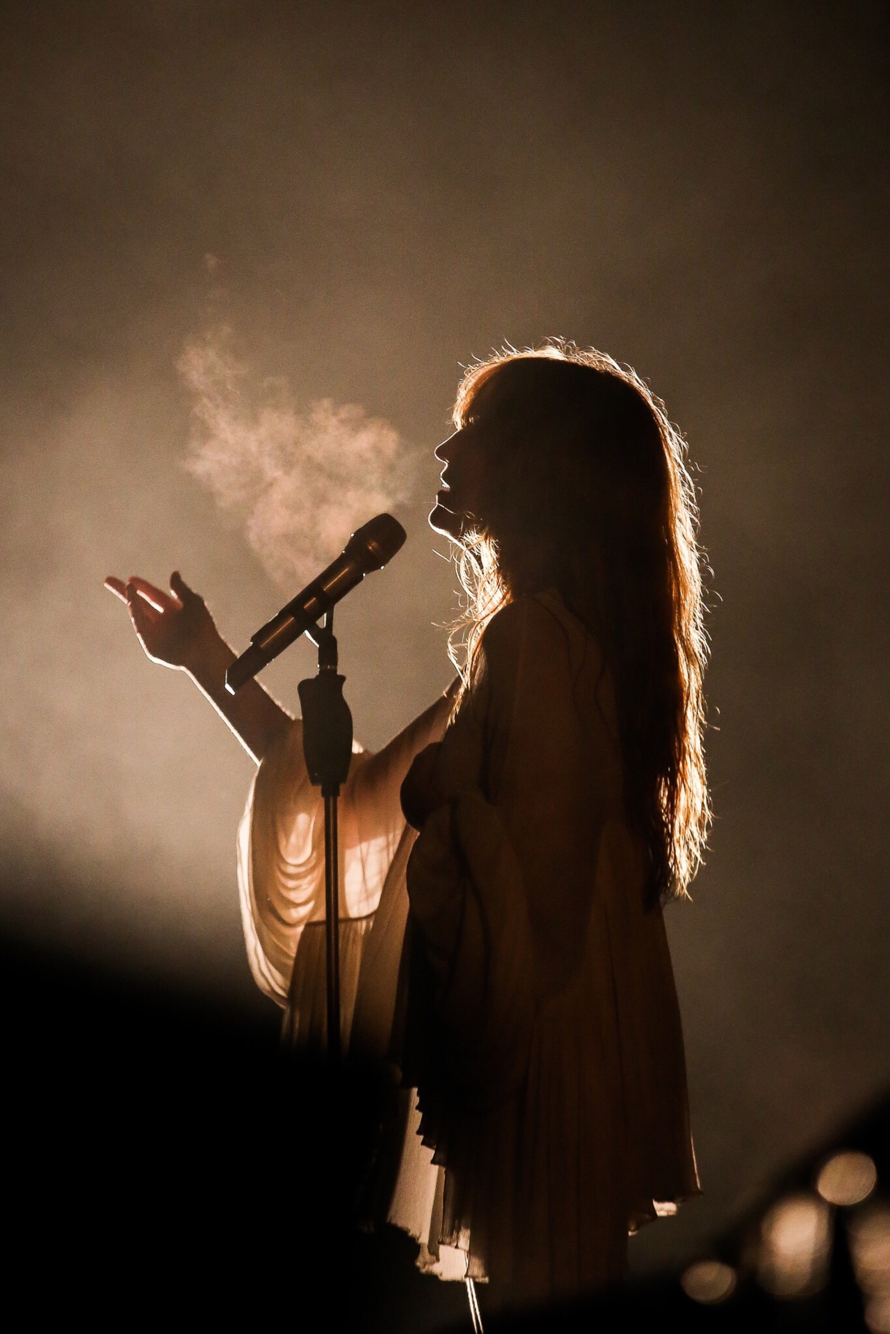 florenceandisabellamachine:  “Music is my way out. I keep things locked up and