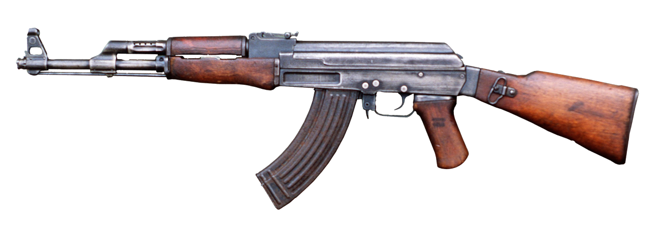 hip-hop-zombie:  Transparent AK-47     