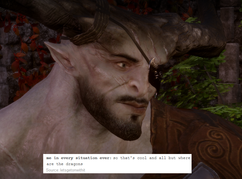 bubonickitten:  Dragon Age: Inquisition + text posts I can’t sleep, so I decided