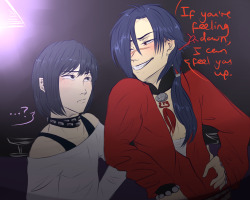 cinnadicks:  au where koujaku meets sei in