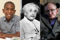 lickystickypickyshe:  AN 11-year-old schoolboy has joined Mensa after scoring higher than Stephen Hawking, Bill Gates and Albert Einstein in an IQ test. Ramarni Wilfred started showing signs of genius as a toddler, when his favourite book was an encyclope