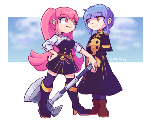 Hilda and Marianne commission(For @/Gerald_Bss on Twitter)