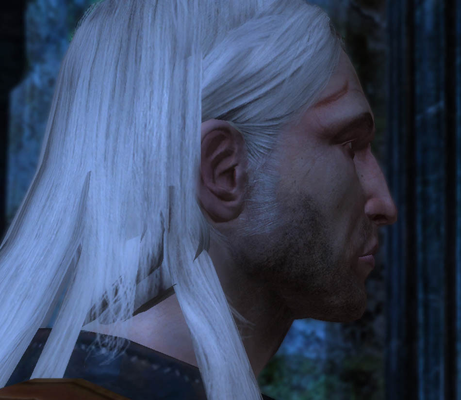 THE WITCHER 1 (2007) TW1 Geralt face (updated) at The Witcher 3