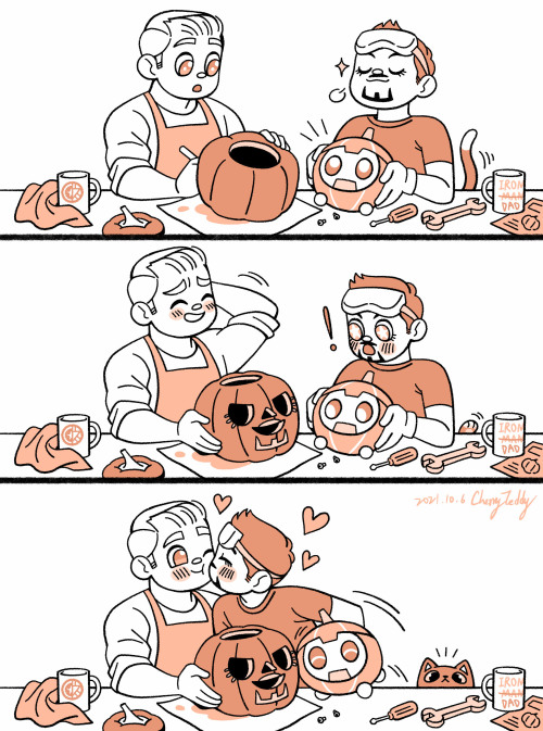 cherryteddy: Almost missed this one because I was thinking about the wrong date.No iron pumpkin can 