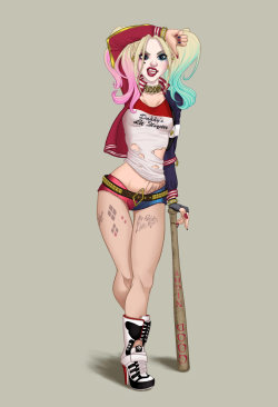 artissimo:  harley quinn margot robbie by dennia  laura garc  a Spectrum 15: The Best in Contemporary Fantastic Art 