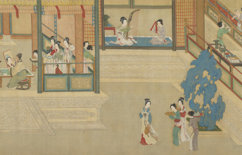 jeannepompadour:“Spring Morning in the Han Palace Ming Dynasty” by Qiu Ying, 16th centur